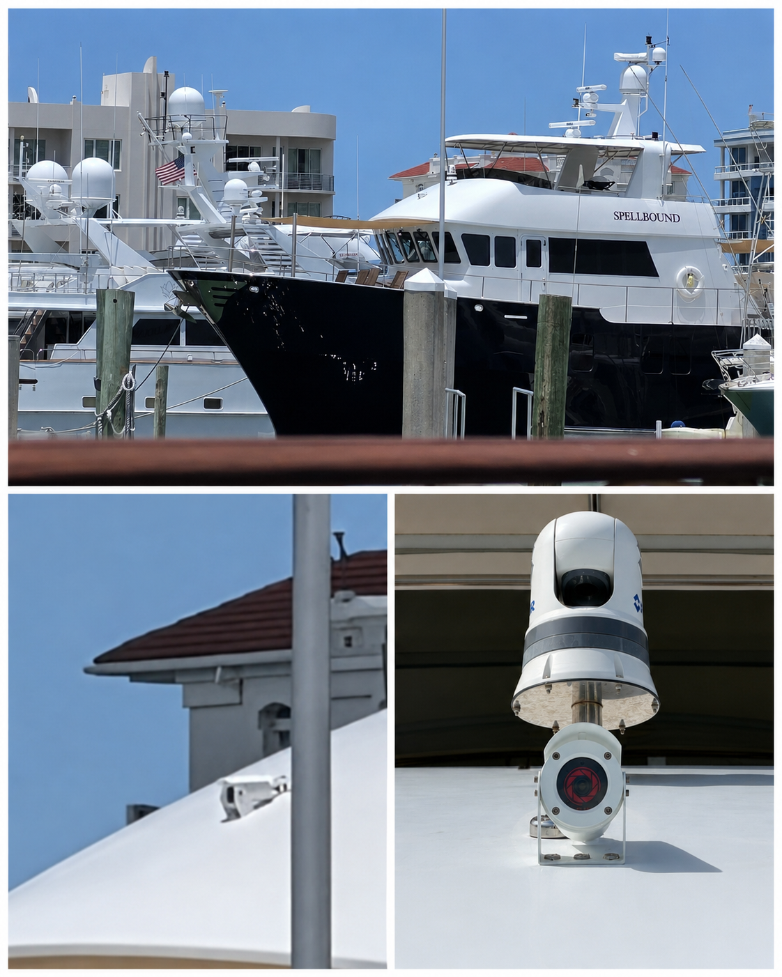 BoatEye360 cameras installed on different vessels
